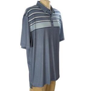 Callaway Men's Blue Striped Polo Shirt